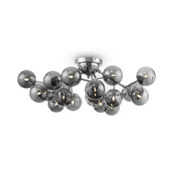 Plafon szklany chromowany 20-punktowy MOD545PL-20CH z serii Dallas - Lampy Maytoni