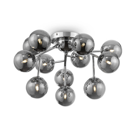 Plafon szklany chromowany 12-punktowy MOD545PL-12CH z serii Dallas - Lampy Maytoni