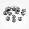 Plafon szklany chromowany 12-punktowy MOD545PL-12CH z serii Dallas - Lampy Maytoni