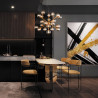 Lampa wisząca szklana złota 24-punktowa MOD545PL-24G z serii Dallas - Lampy Maytoni
