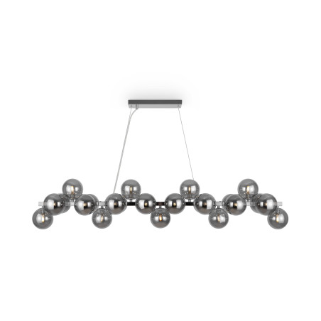 Lampa wisząca szklana chromowana 25-punktowa MOD547PL-25CH z serii Dallas - Lampy Maytoni