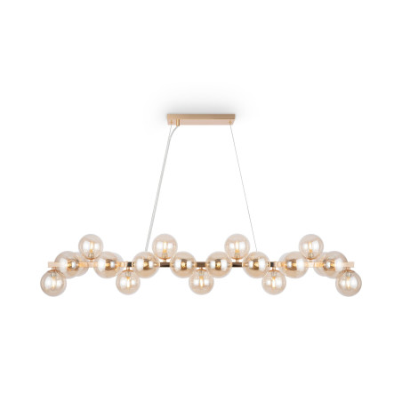 Lampa wisząca szklana złota 25-punktowa MOD547PL-25G z serii Dallas - Lampy Maytoni