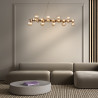 Lampa wisząca szklana złota 25-punktowa MOD547PL-25G z serii Dallas - Lampy Maytoni