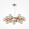 Lampa wisząca szklana złota 25-punktowa MOD548PL-25G z serii Dallas - Lampy Maytoni