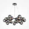 Lampa wisząca szklana chromowana 25-punktowa MOD548PL-25CH z serii Dallas - Lampy Maytoni