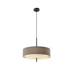 Lampa wisząca tekstylna czarna 5-punktowa MOD613PL-05GR z serii Bergamo - Lampy Maytoni