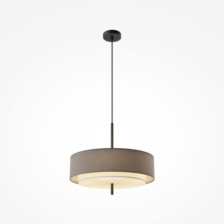 Lampa wisząca tekstylna czarna 5-punktowa MOD613PL-05GR z serii Bergamo - Lampy Maytoni