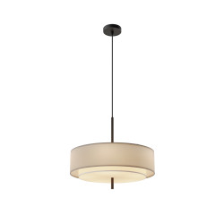 Lampa wisząca tekstylna czarna 5-punktowa MOD613PL-05GR1 z serii Bergamo - Lampy Maytoni