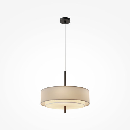 Lampa wisząca tekstylna czarna 5-punktowa MOD613PL-05GR1 z serii Bergamo - Lampy Maytoni