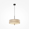 Lampa wisząca tekstylna czarna 5-punktowa MOD613PL-05GR1 z serii Bergamo - Lampy Maytoni
