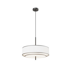Lampa wisząca tekstylna czarna 5-punktowa MOD613PL-05W z serii Bergamo - Lampy Maytoni