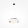 Lampa wisząca tekstylna czarna 5-punktowa MOD613PL-05W z serii Bergamo - Lampy Maytoni
