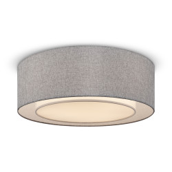 Plafon tekstylny chromowany 3-punktowy MOD613CL-04GR z serii Bergamo - Lampy Maytoni