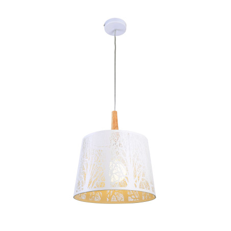 Lampa wisząca metalowa biała MOD029-PL-01-W z serii Lantern - Lampy Maytoni