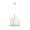 Lampa wisząca metalowa biała MOD029-PL-01-W z serii Lantern - Lampy Maytoni