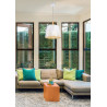 Lampa wisząca metalowa biała MOD029-PL-01-W z serii Lantern - Lampy Maytoni