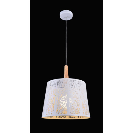 Lampa wisząca metalowa biała MOD029-PL-01-W z serii Lantern - Lampy Maytoni