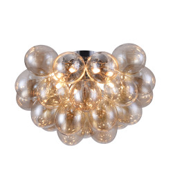Plafon szklany niklowy 8-punktowy MOD112CL-08G z serii Balbo - Lampy Maytoni