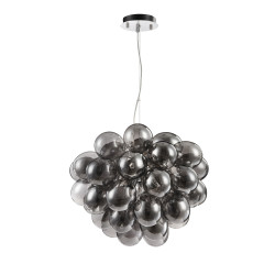 Lampa wisząca szklana niklowa 8-punktowa MOD112-08-N z serii Balbo - Lampy Maytoni
