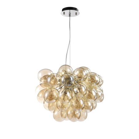 Lampa wisząca szklana niklowa 8-punktowa MOD112-08-G z serii Balbo - Lampy Maytoni