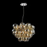 Lampa wisząca szklana niklowa 8-punktowa MOD112-08-G z serii Balbo - Lampy Maytoni