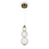 Lampa wisząca szklana złota P069PL-L16G3K z serii Collar - Lampy Maytoni