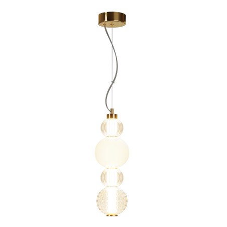 Lampa wisząca szklana złota P069PL-L17G3K z serii Collar - Lampy Maytoni