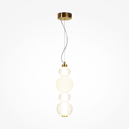 Lampa wisząca szklana złota P069PL-L17G3K z serii Collar - Lampy Maytoni