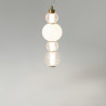Lampa wisząca szklana złota P069PL-L17G3K z serii Collar - Lampy Maytoni
