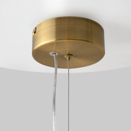 Lampa wisząca szklana złota P069PL-L17G3K z serii Collar - Lampy Maytoni
