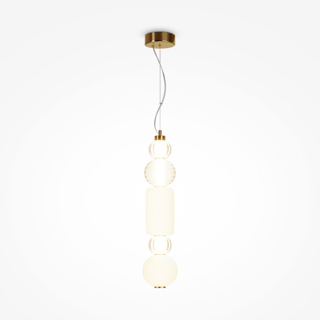 Lampa wisząca szklana złota P069PL-L35G3K1 z serii Collar - Lampy Maytoni