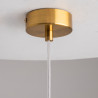 Lampa wisząca szklana mosiężna P095PL-01BZ z serii Flusso - Lampy Maytoni