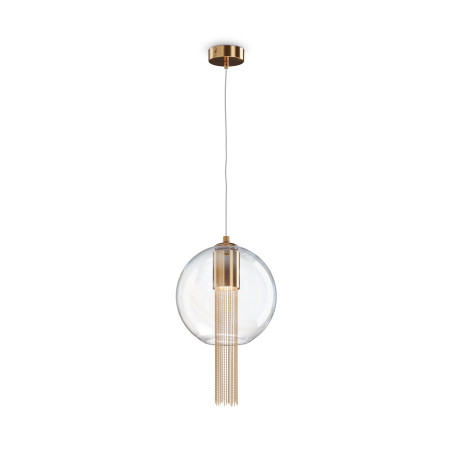 Lampa wisząca szklana mosiężna P095PL-01BZ1 z serii Flusso - Lampy Maytoni