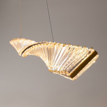Lampa wisząca kryształowa mosiężna P097PL-L28BS3K z serii Krone - Lampy Maytoni