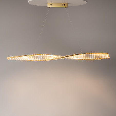 Lampa wisząca kryształowa mosiężna P097PL-L36BS3K z serii Krone - Lampy Maytoni