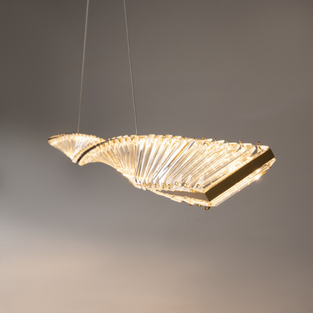 Lampa wisząca kryształowa mosiężna P097PL-L36BS3K z serii Krone - Lampy Maytoni