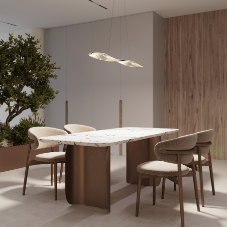 Lampa wisząca kryształowa mosiężna P097PL-L36BS3K z serii Krone - Lampy Maytoni