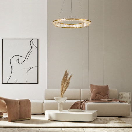 Lampa wisząca kryształowa mosiężna P097PL-L36BS3K1 z serii Krone - Lampy Maytoni