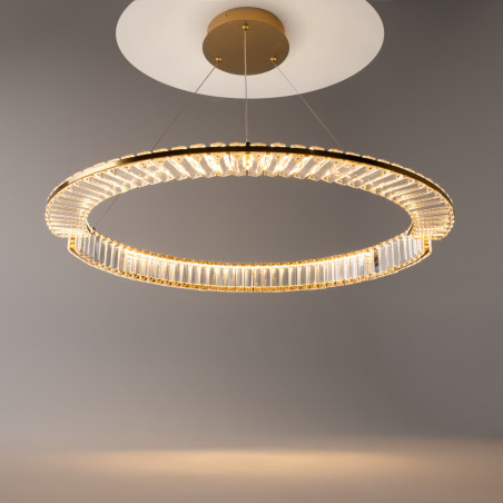 Lampa wisząca kryształowa mosiężna P097PL-L45BS3K z serii Krone - Lampy Maytoni