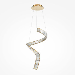 Lampa wisząca kryształowa mosiężna P097PL-L48BS3K z serii Krone - Lampy Maytoni