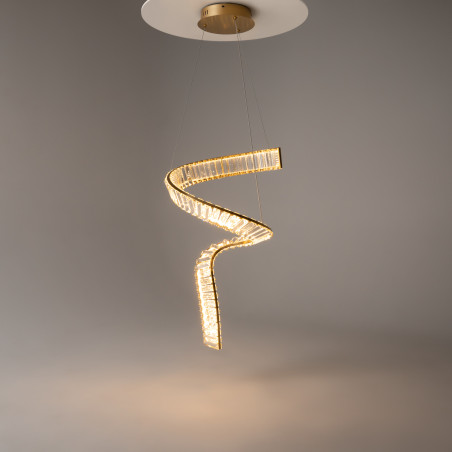 Lampa wisząca kryształowa mosiężna P097PL-L48BS3K z serii Krone - Lampy Maytoni