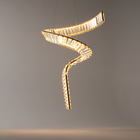 Lampa wisząca kryształowa mosiężna P097PL-L48BS3K z serii Krone - Lampy Maytoni