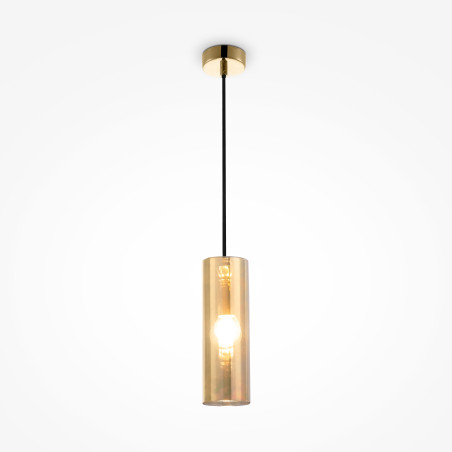 Lampa wisząca szklana złota P011PL-01G z serii Gioia - Lampy Maytoni