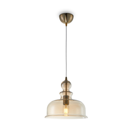 Lampa wisząca szklana mosiężna P001PL-01BZ z serii Tone - Lampy Maytoni
