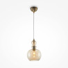 Lampa wisząca szklana mosiężna P003PL-01BZ z serii Tone - Lampy Maytoni