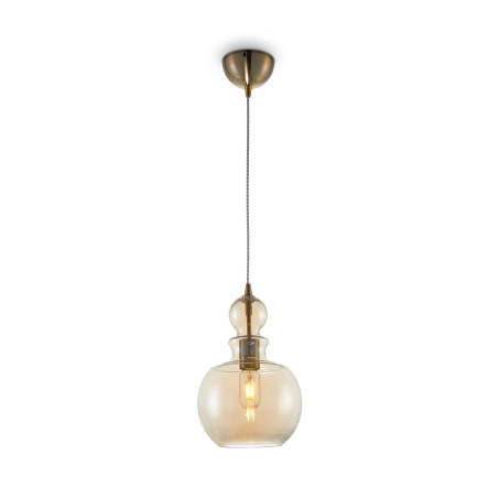 Lampa wisząca szklana mosiężna P003PL-01BZ z serii Tone - Lampy Maytoni
