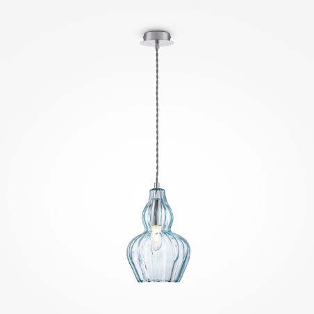 Lampa wisząca metalowa niklowa MOD238-PL-01-BL z serii Eustoma - Lampy Maytoni