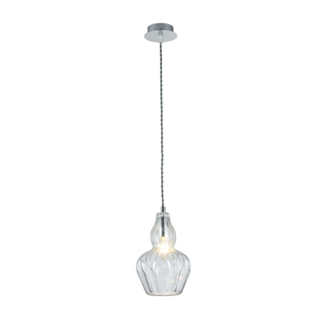 Lampa wisząca szklana niklowa MOD238-PL-01-TR z serii Eustoma - Lampy Maytoni