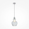 Lampa wisząca szklana niklowa MOD238-PL-01-TR z serii Eustoma - Lampy Maytoni
