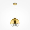 Lampa wisząca szklano-metalowa złota P140-PL-170-1-G z serii Fermi - Lampy Maytoni
